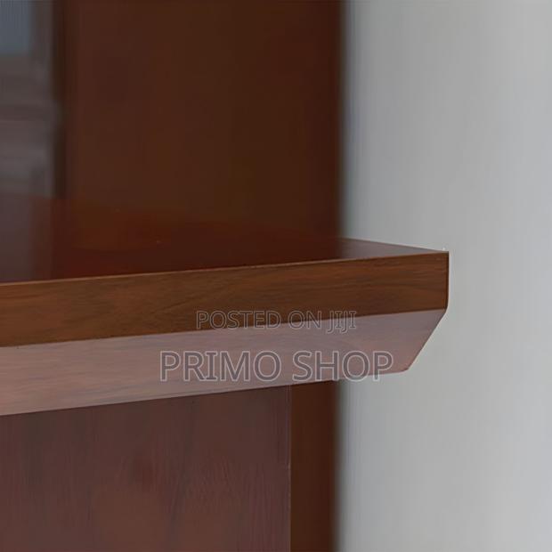 Executive Desk, 120cm Home Office Table With Drawers - thumbnail 3