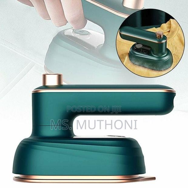 Rotating Handle 38W Mini Electric Iron Box With Water Spray - thumbnail 3