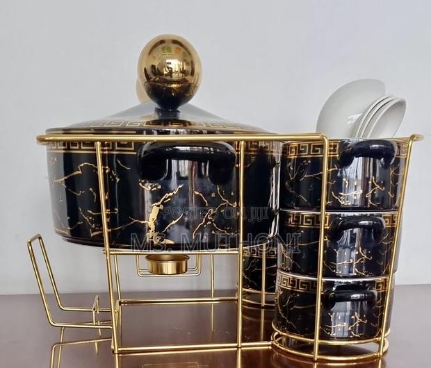 Gucci 16pc Ceramic Soup Set + Burner - thumbnail 3