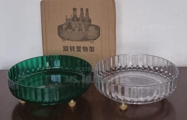 Lazy Susan 28cmx9cm Rotating Acrylic Organizer - thumbnail 3