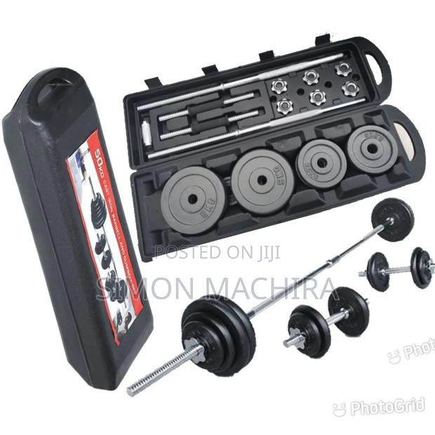 50kg York Barbell and Dumbell Set