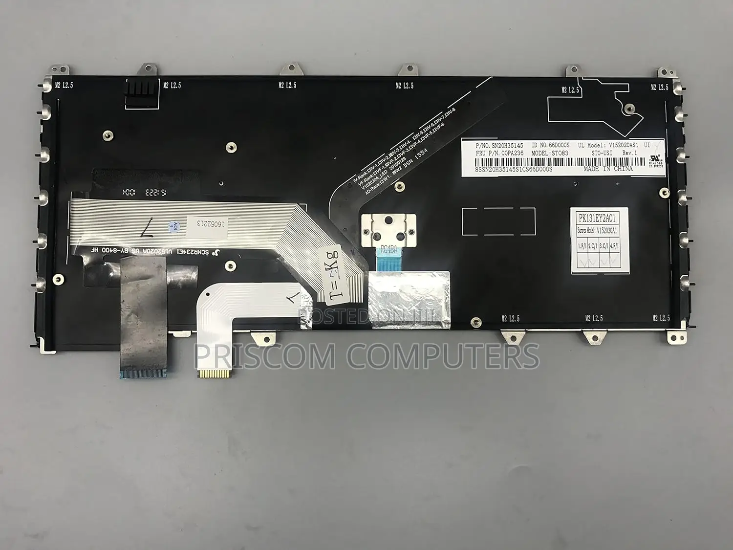 English Keyboard for LENOVO Thinkpad Yoga 260 370
