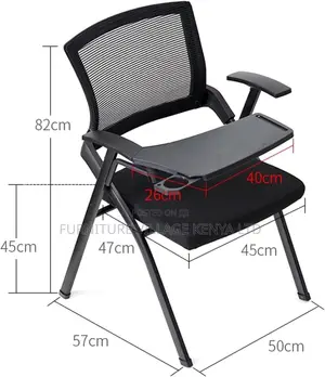 Folding Study Chair With Writing Pad