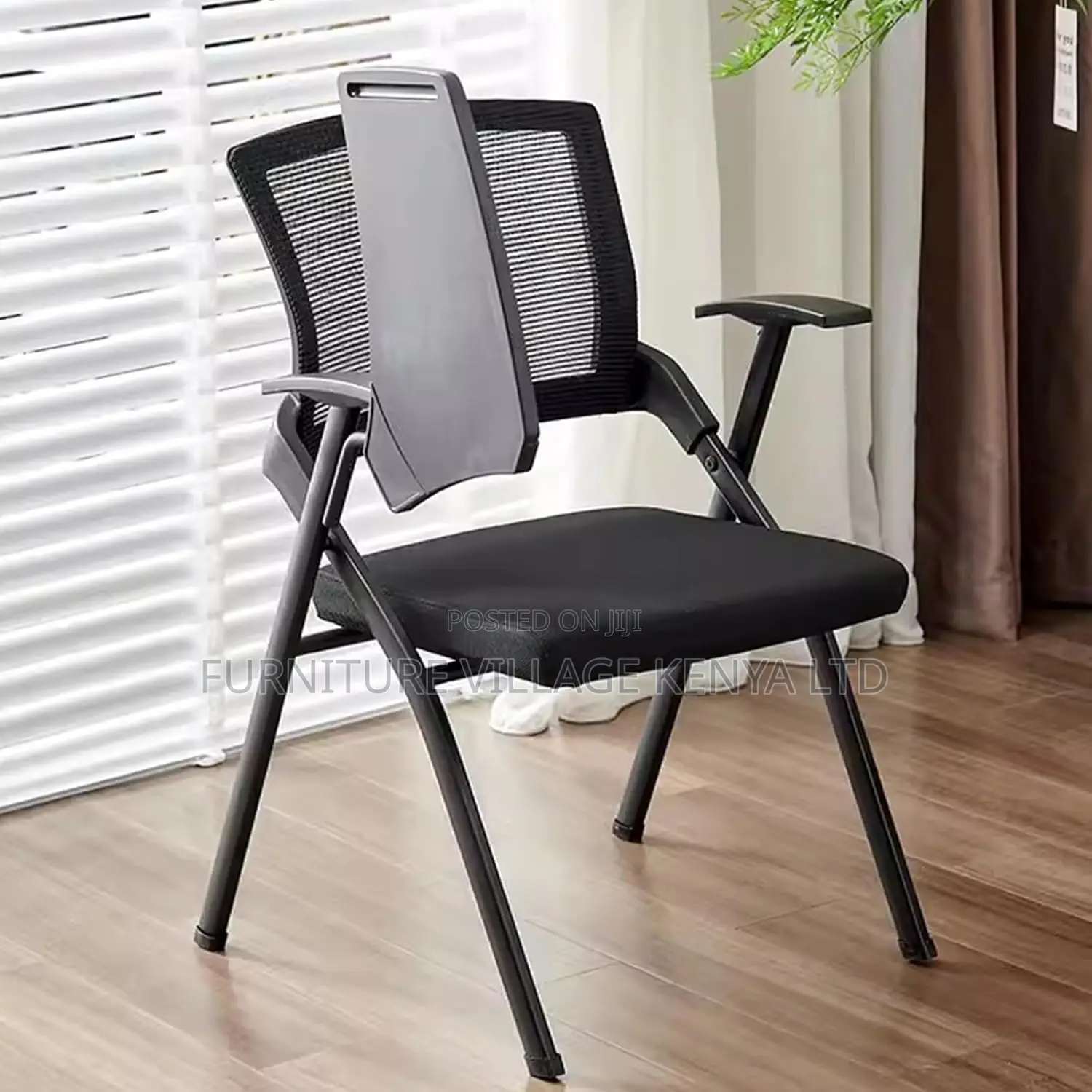 Folding Study Chair With Writing Pad