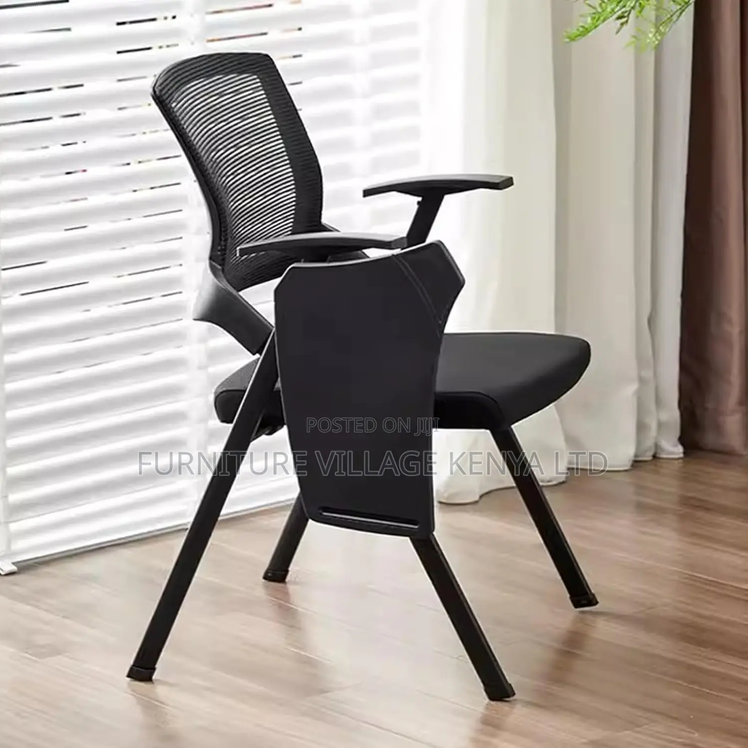 Folding Study Chair With Writing Pad
