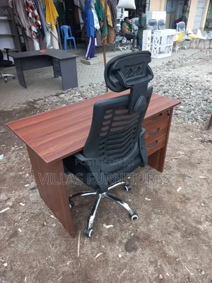 Office Desk and Office Chair