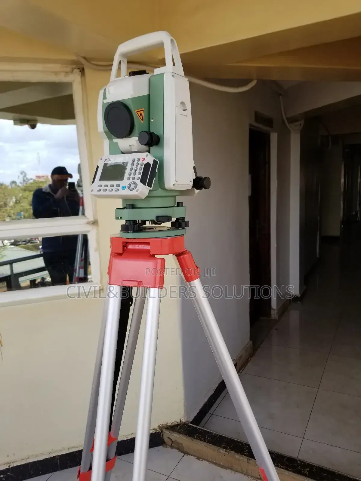 Total Station Angle Measuring Device