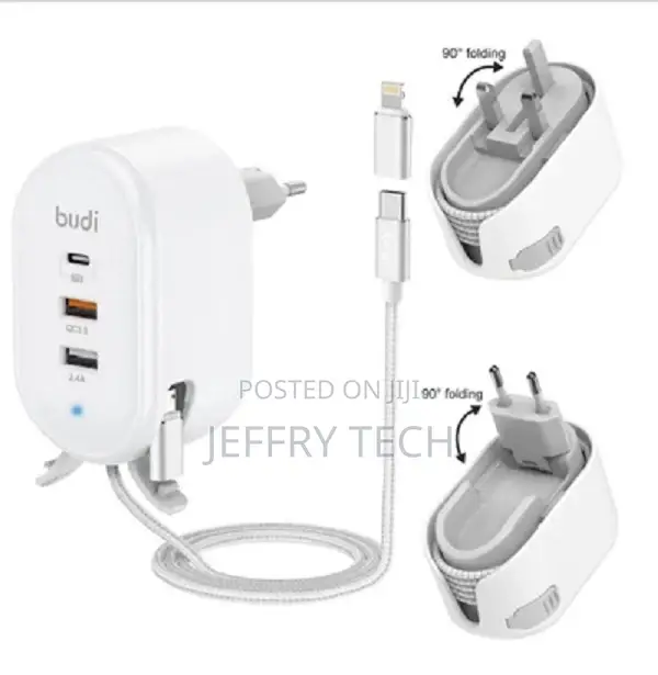 Budi AC312TV / AC312TE 32w-20W(Pd+Qc) Adapter and Charger