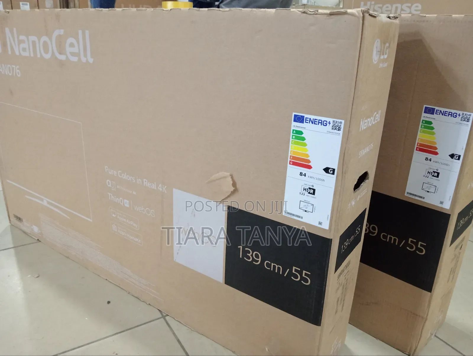Lg 55 Nano76 Smart WEBOS Nanocell Tv