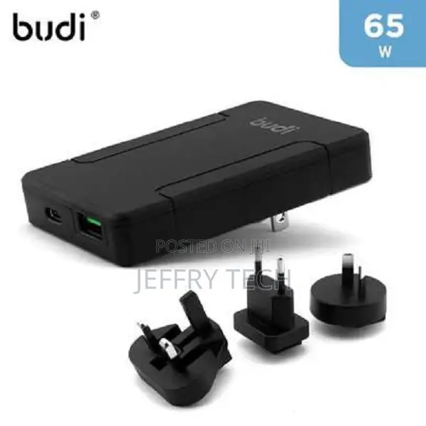 Budi AC337B (PD65W/QC18W) Home Charger
