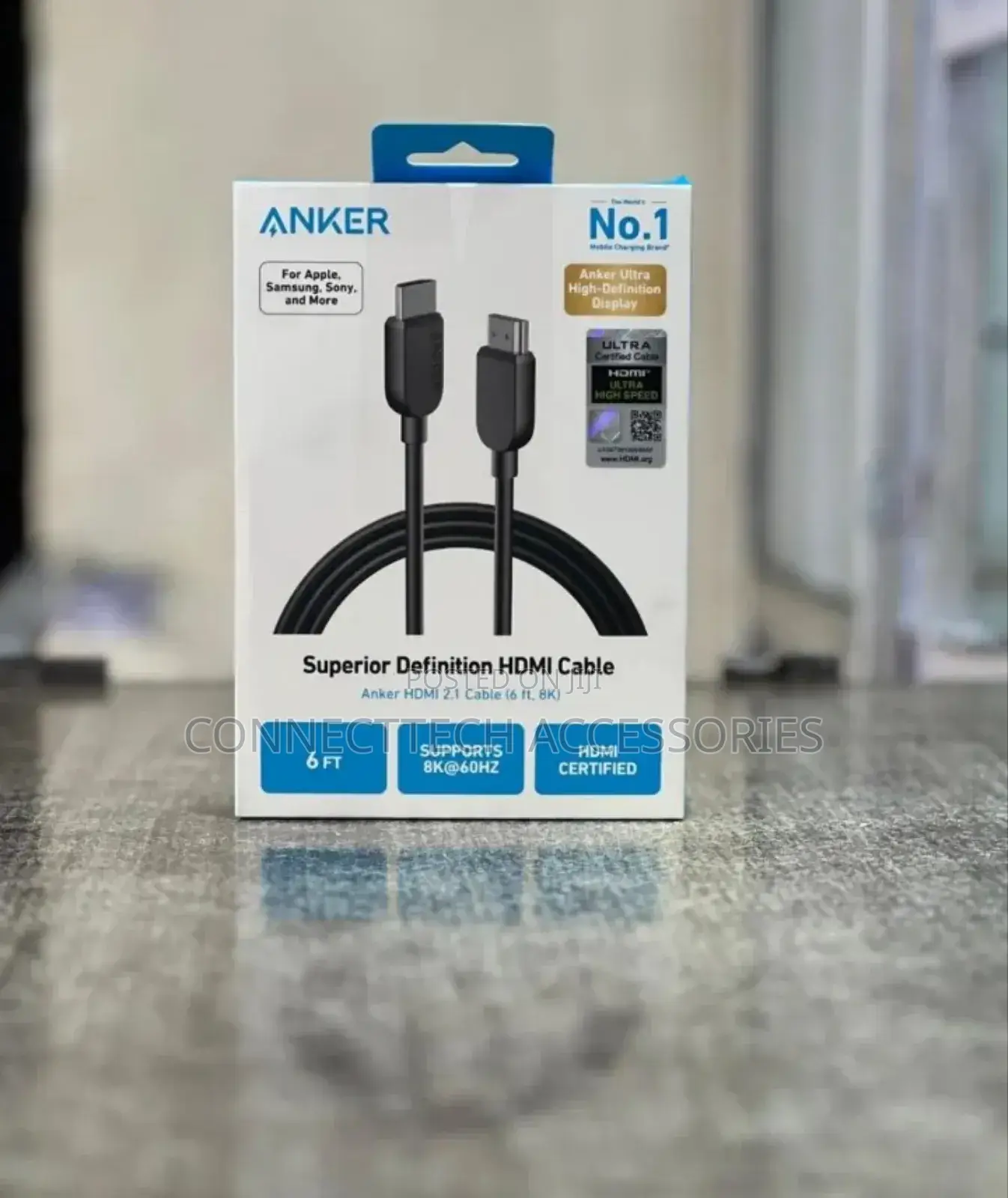 Anker 2m 8K HDMI Cable
