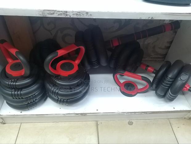 Dumbell Barbell Kettlebell Adjustable Weight Set - 40kgs - thumbnail 3