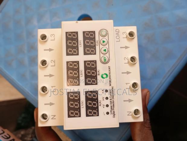 Adjustable Voltage Protector 63a 3 Phase
