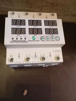 63a Over and Under Voltage Protector Automatic Adjustable