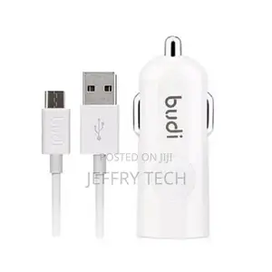 Budi Single Port Car Charger - 1.2M , Ultra-Compact , LED