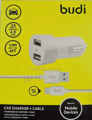 12 Watt 2.4 Amp Car Charger