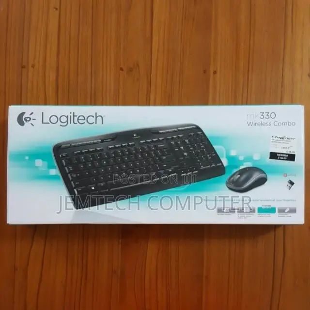 Logitech Mk330 Wireless Keyboard and Mouse Combo^ Mk330