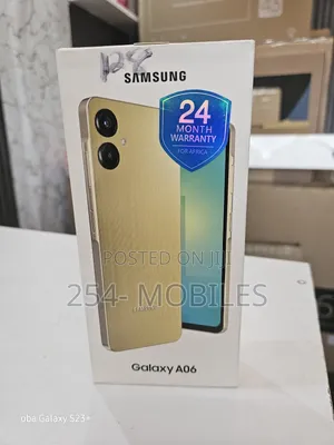 New Samsung Galaxy A06 128 GB Gold