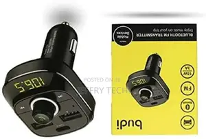 Budi Car Bluetooth FM Transmitter - Support TF Card Playing