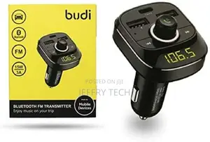 Budi Car Bluetooth FM Transmitter - Support TF Card Playing