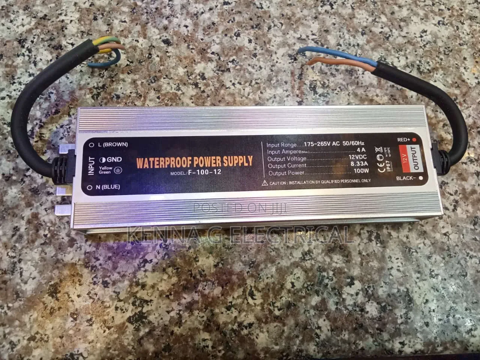 Waterproof Power Supply 12v 100w