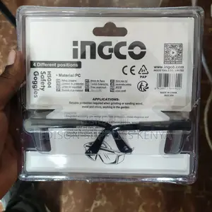 INGCO Safety Goggles HSG04 Clear Safety Glasses Adjustable