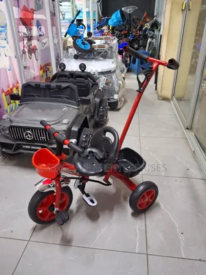 Tricycle With Push Handle