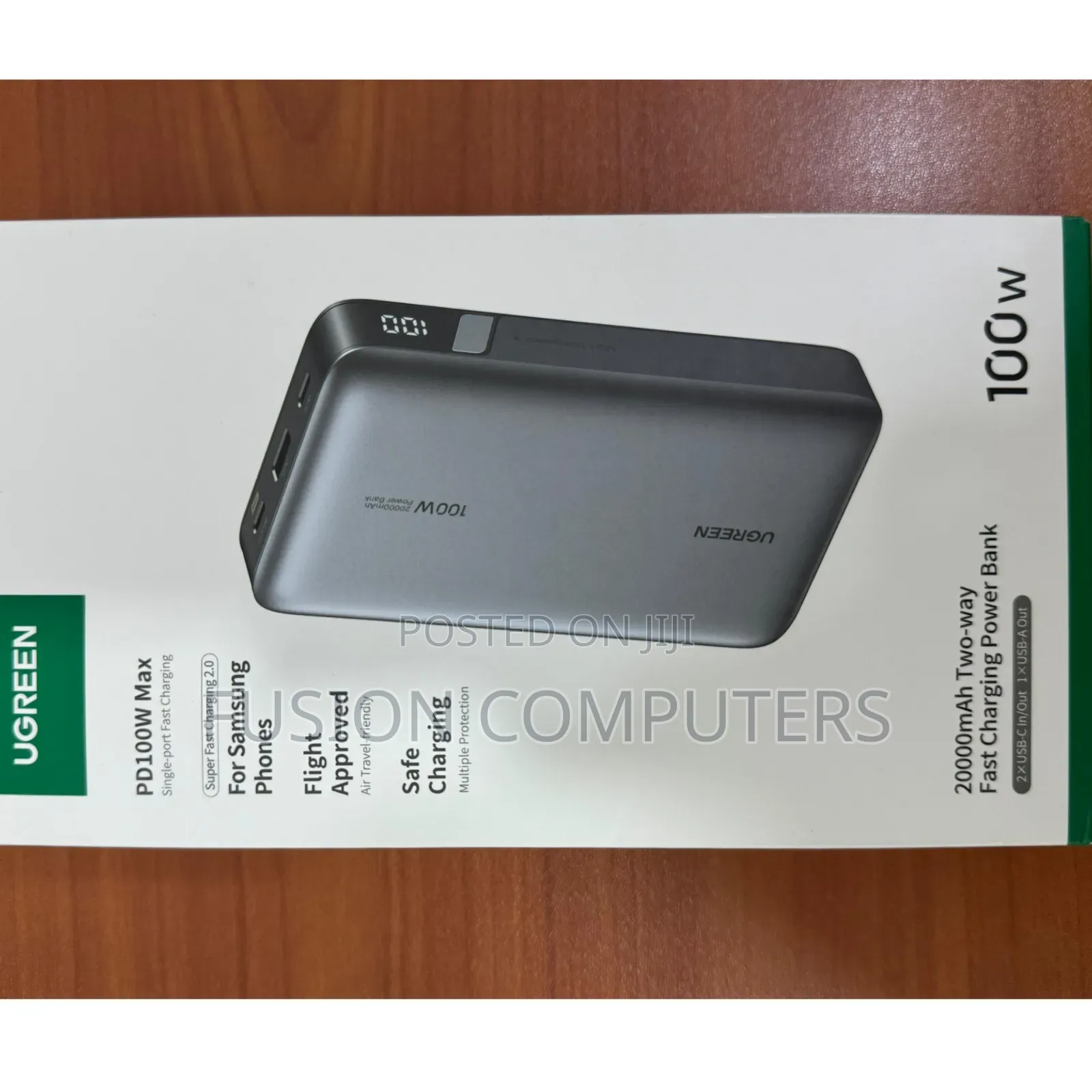 UGREEN 20000mah Two-Way Fast Charging Power Bank – PB720