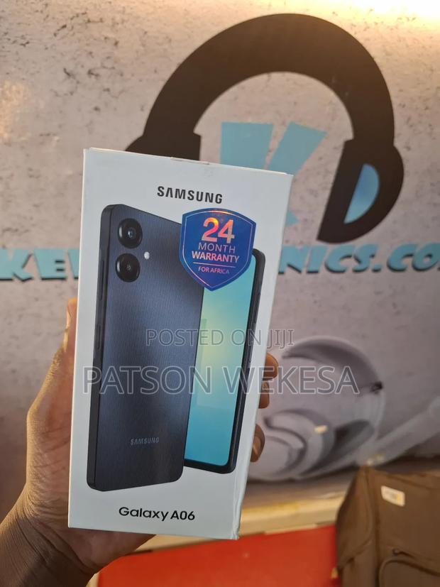New Samsung Galaxy A06 128 GB Black - thumbnail 2