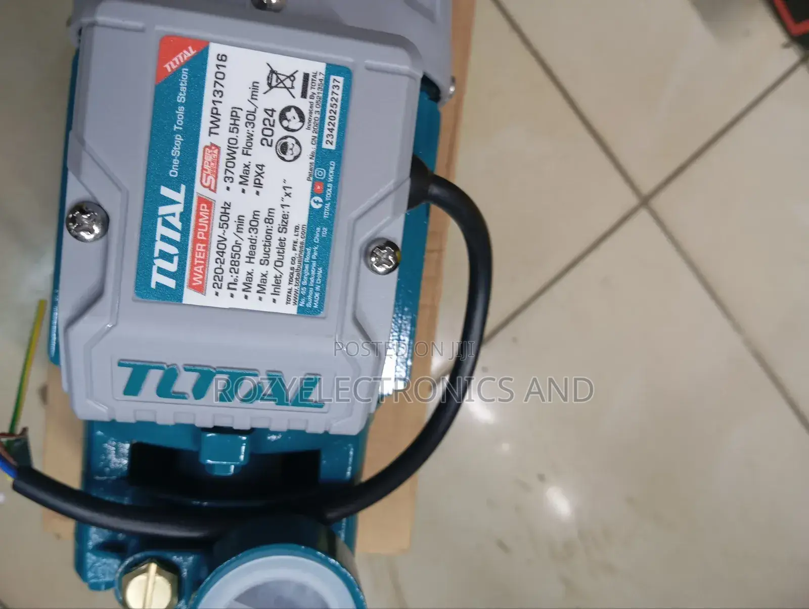 Total Water Pump0.5 Hp