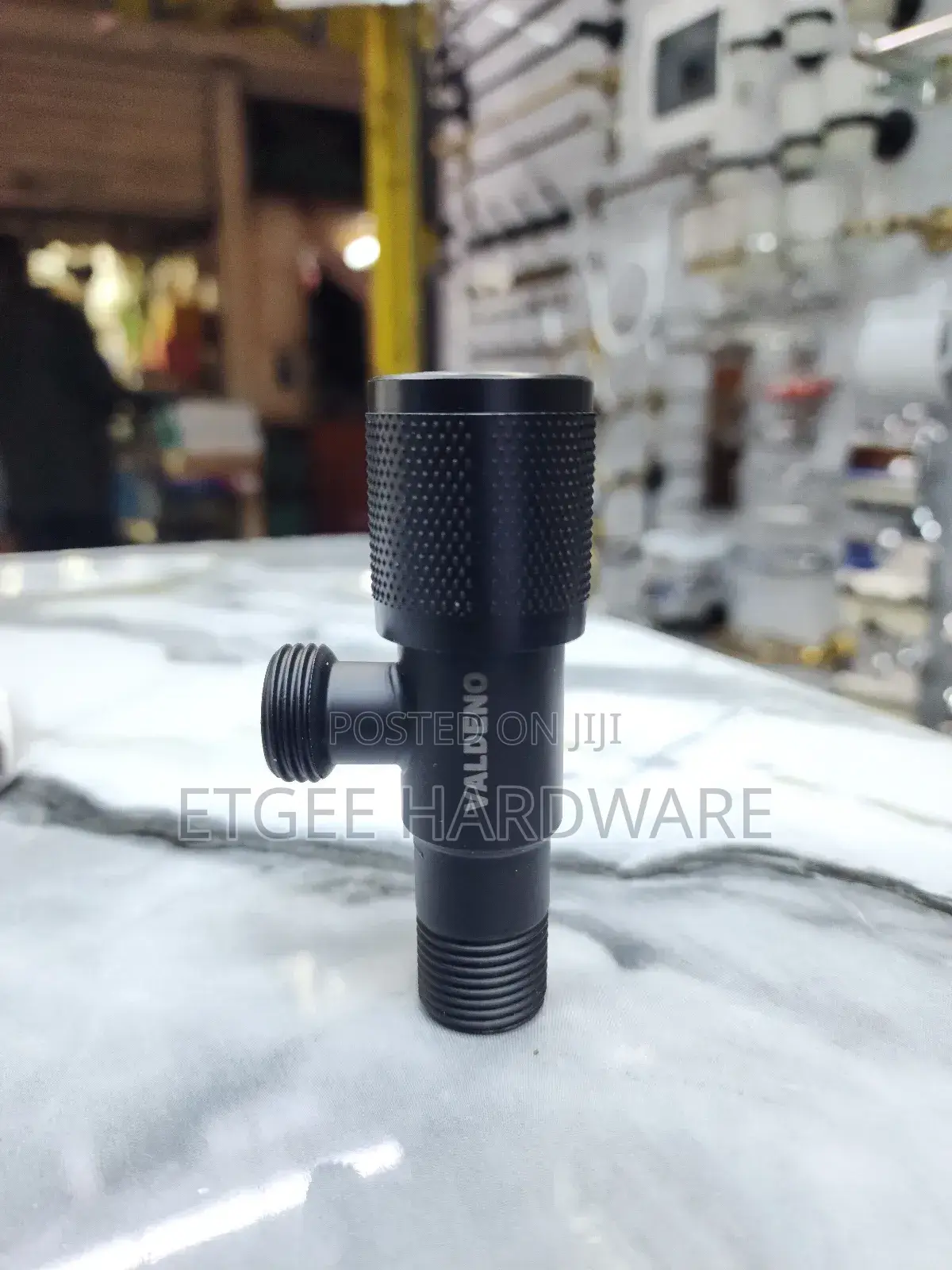 Angle Valve Black Heavy Val