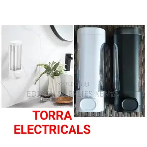 Liquid Soap Dispenser Wall Mounted 400ml BLACK / WHITE
