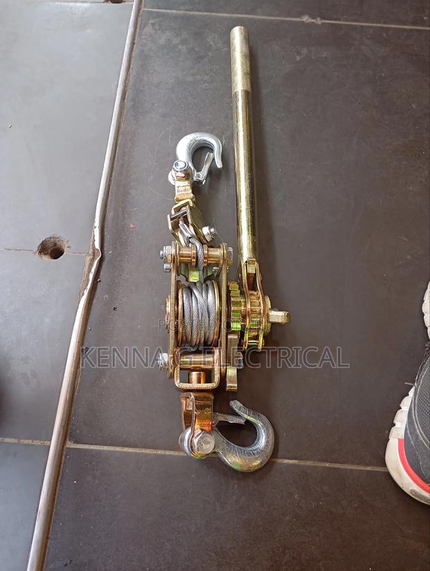 2ton Heavy Duty 2hook Steel Cable Ratchet Puller - main view