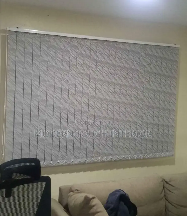 Grey Vertical Blinds