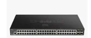 D-Link DGS-1250-52XMP 52-Port 48 Xbase-T Poe Por