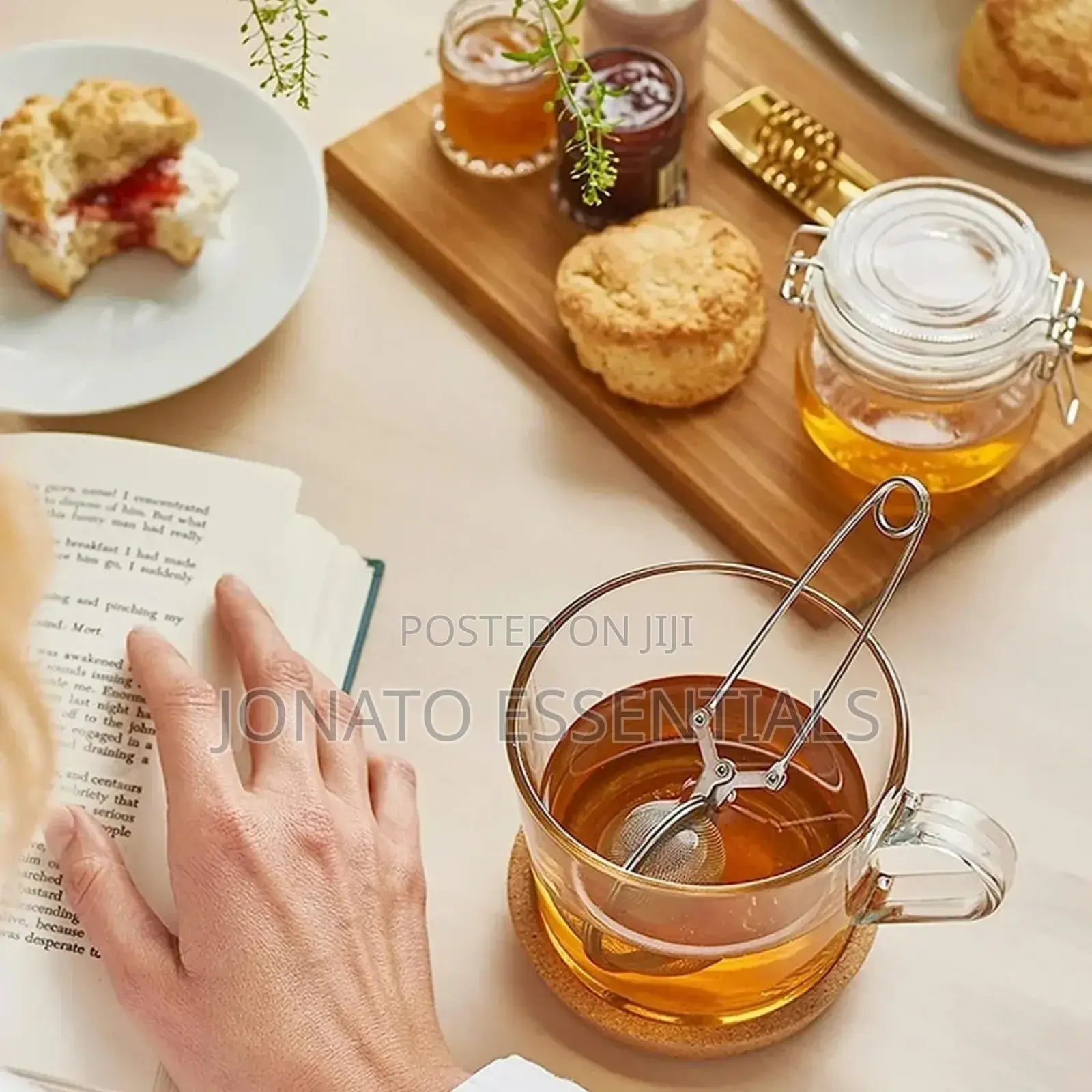 Tea Infuser or Herb Diffuser and Strainer