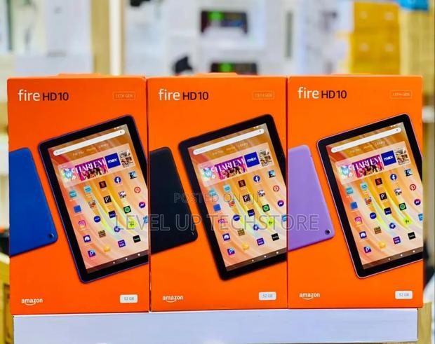 New Amazon Fire HD 10 32 GB Black - main view