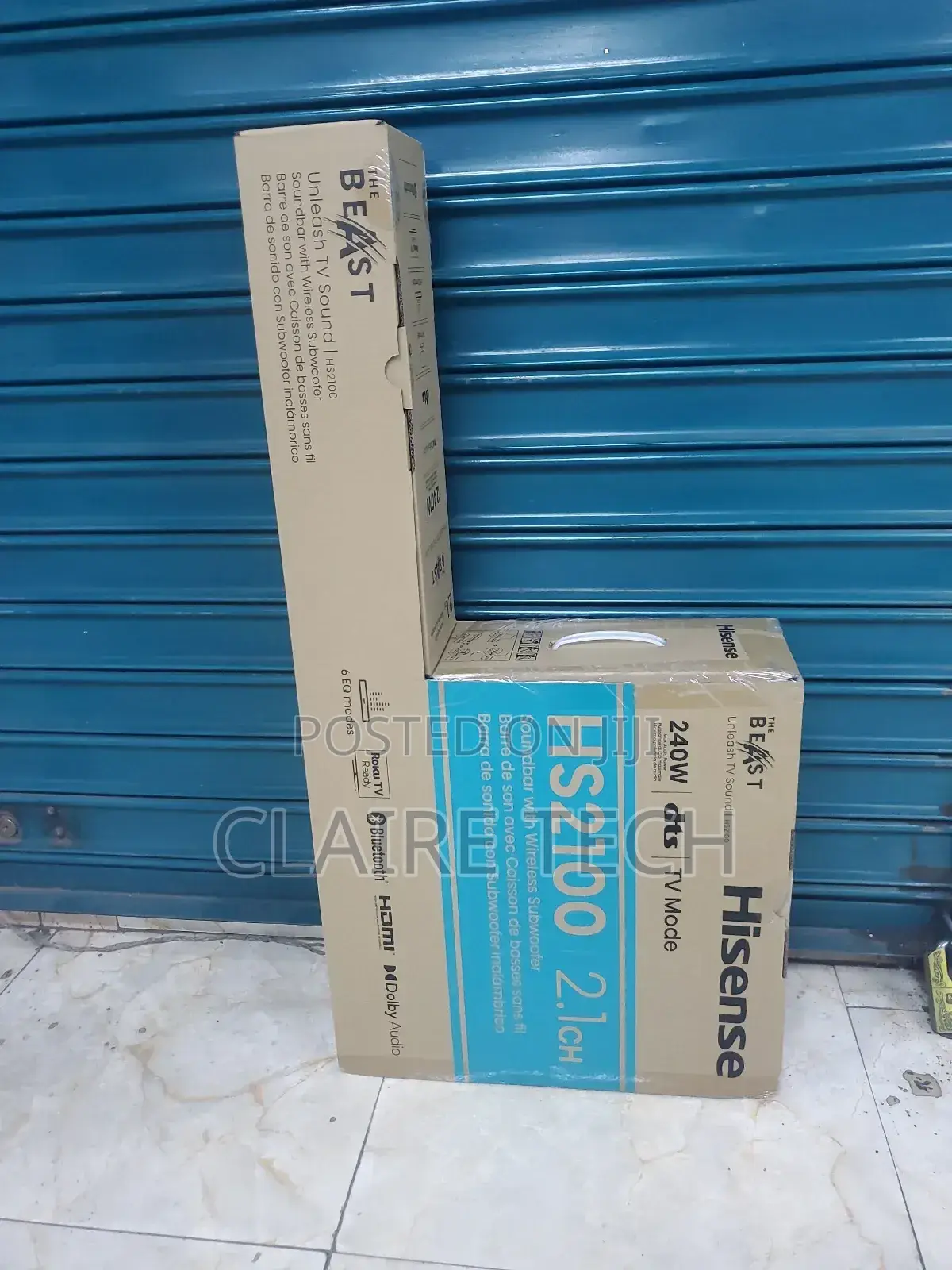 Hisense 2.1ch Soundbar With Wireless Subwoofer