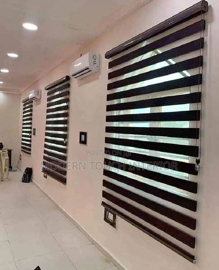 Black Sheer Roller Blinds