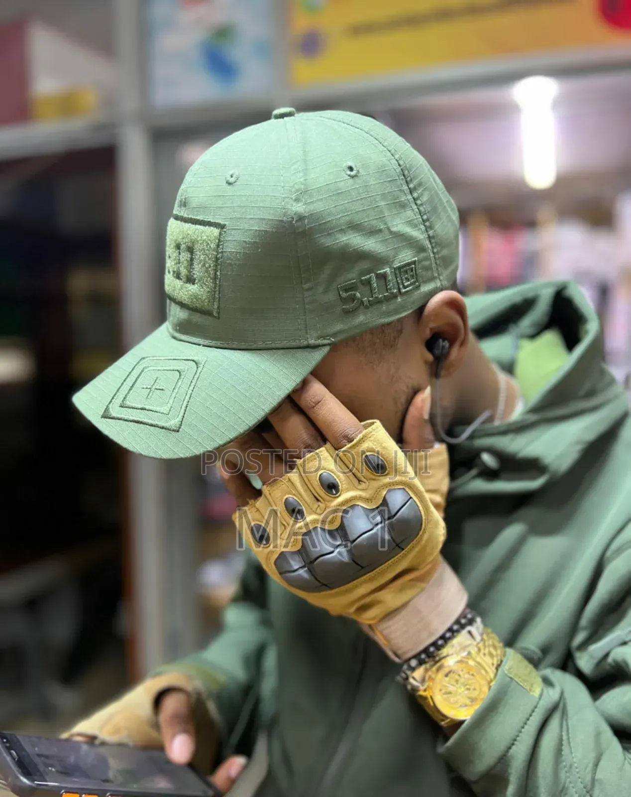 Jungle Green Tactical 511 Caps Outdoor Hiking Caps