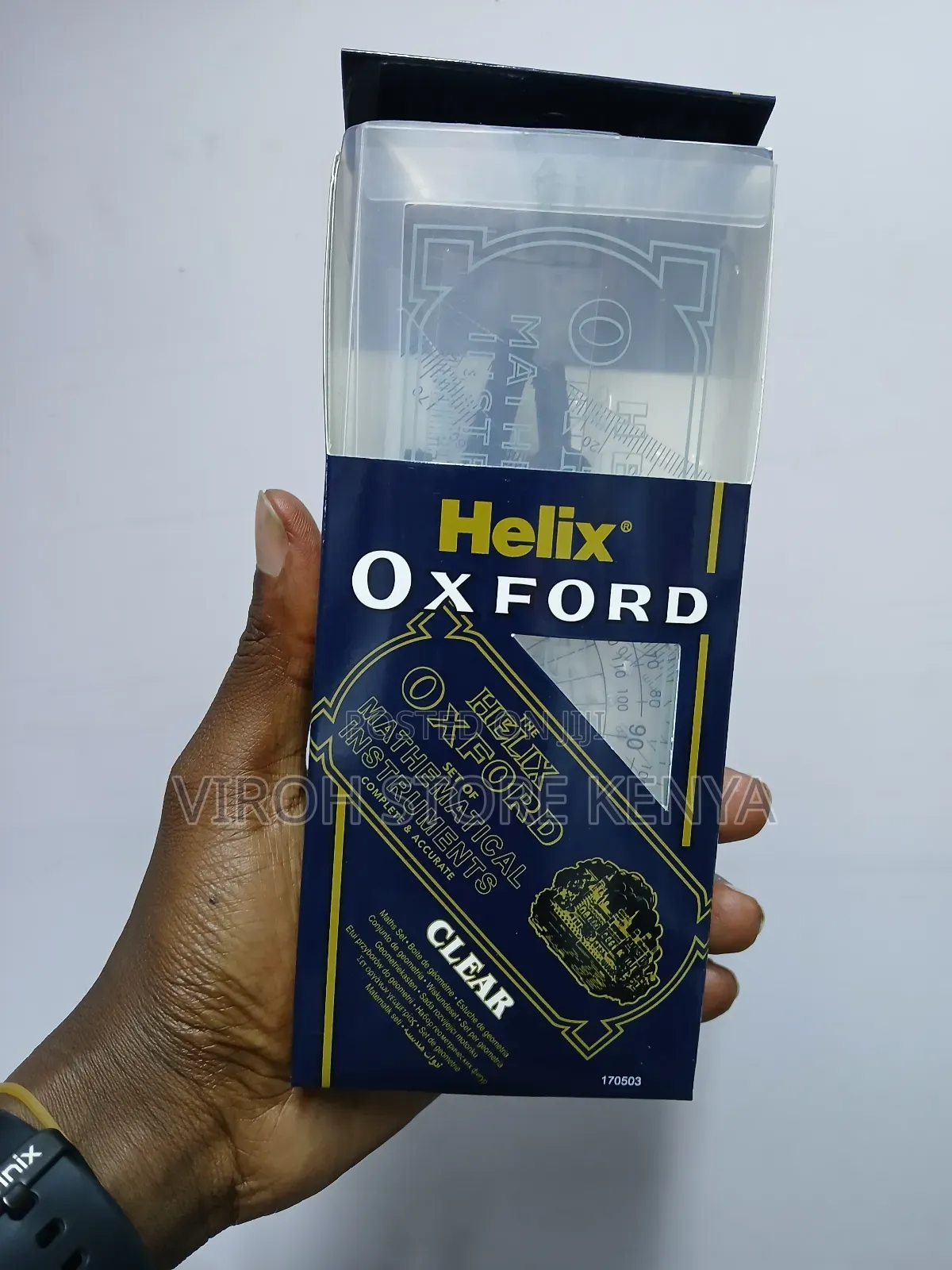 Helix Oxford Clear Mathematical Set Exam Construction Set