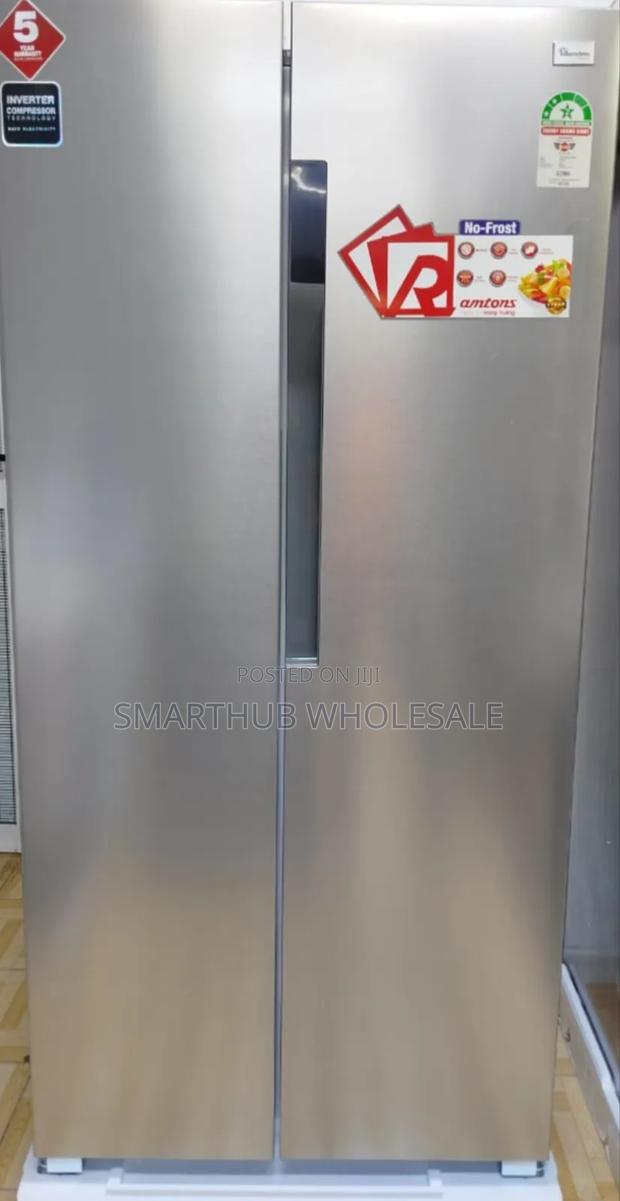 Ramtons 430 Liters Side by Side Led No Frost Fridge- Rf/319