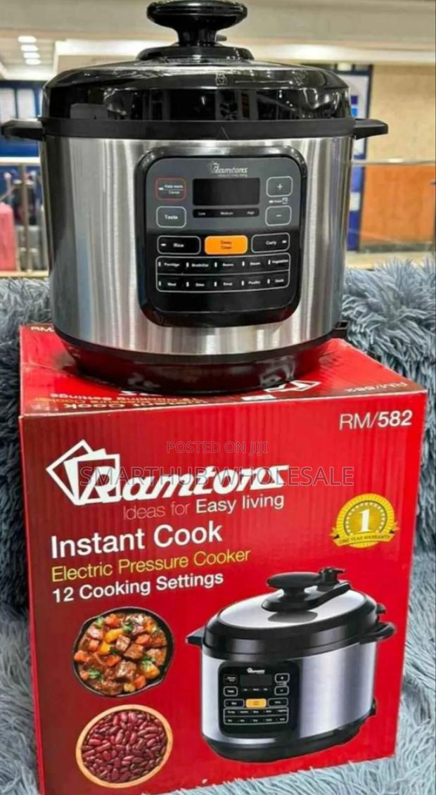 Ramtons 6l Electric Pressure Cooker - main view