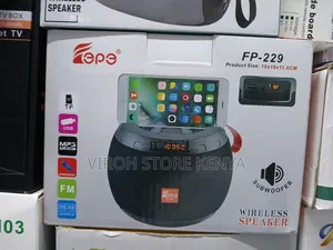 Fp229 Round Bluetooth Speaker With LCD Display With Fm/Usb