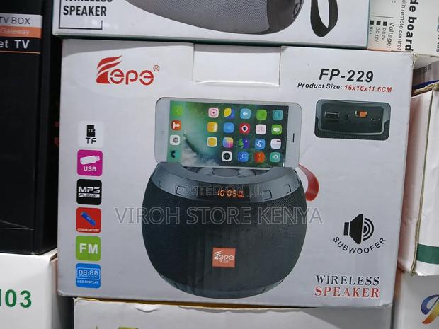 Fp229 Round Bluetooth Speaker With LCD Display With Fm/Usb - main view