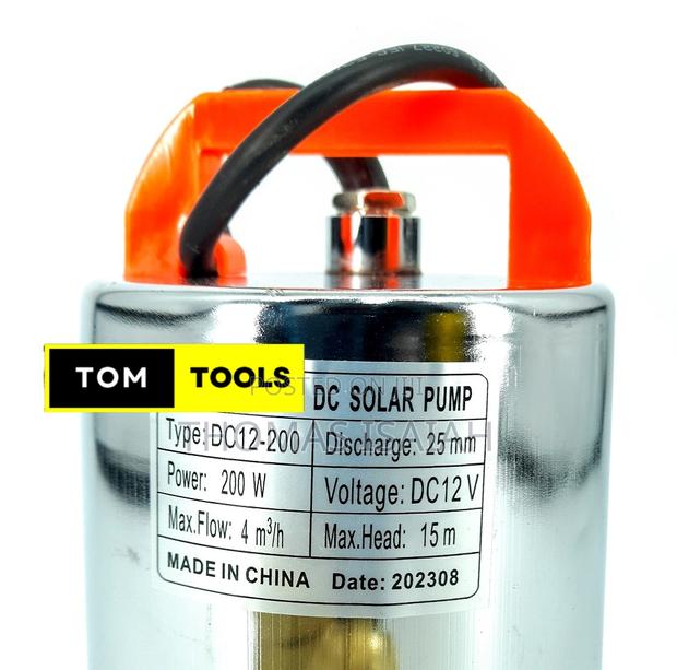 DC12-200 12V Submersible Solar Pump 15M 200W With Valve - thumbnail 2