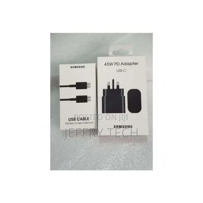 Samsung 45W Original Super Fast Charger With 5A C to C Fast