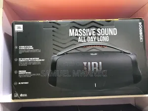 JBL Boombox 3 Powerful Portable Speaker – Black