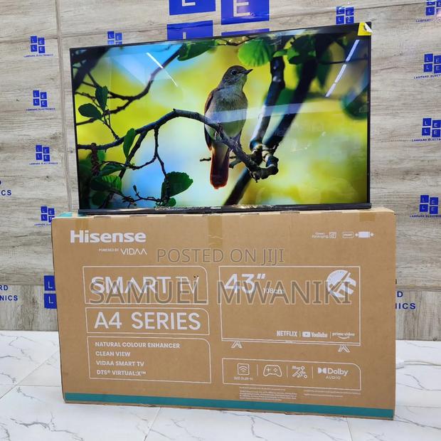 Hisense 43" Smart Tv A4 Series FHD Frameless Netflix,Youtube