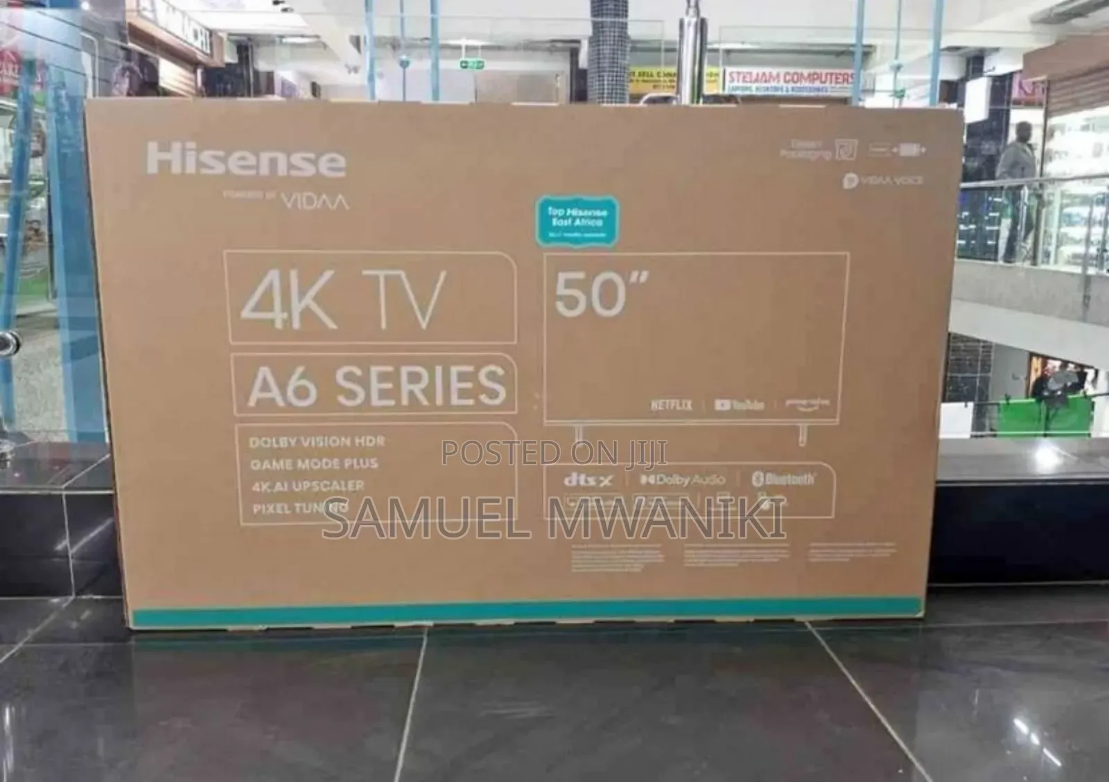 Hisense 50" Smart Tv Uhd Frameless Design New Model